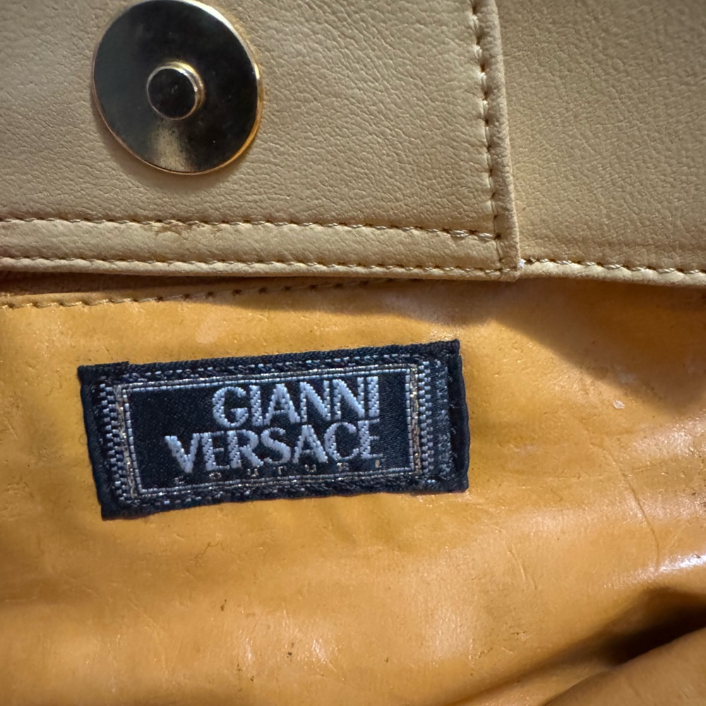 Versace Gold Tote with Medusa - Picture 3 of 4